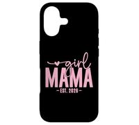 Custodia per iPhone 17 Girl Mama Est 2026 Pregnancy Reveal Mom To Be New Mommy