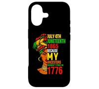 Custodia per iPhone 17 Giugno 1865 perché i miei antenati non erano liberi nel 1776