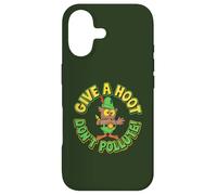 Custodia per iPhone 17 Give A Hoot Don't Pollute! Woodsy Owl Retro