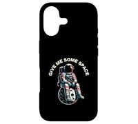 Custodia per iPhone 17 Give Me Some Space Astronauta Seduto Sulla Luna Vintage Art