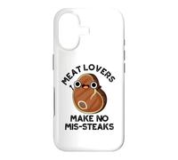 Custodia per iPhone 17 Gli amanti della carne non fanno bistecche divertenti gioco di parole