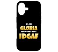Custodia per iPhone 17 Gloria Joke IDGAF Meme Funny Halloween Costume For Glorias