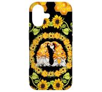 Custodia per iPhone 17 Gnomes Show Heart And Love For Honey Bees Floral Sunflower