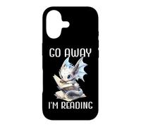 Custodia per iPhone 17 Go Away I'm Reading Book Dragon Blue Dragon Book Lover Books