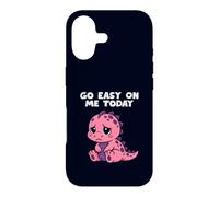 Custodia per iPhone 17 Go Easy On Me Today Simpatico dinosauro divertente supporto emotivo