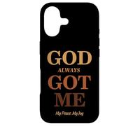 Custodia per iPhone 17 God Always Got Me, My Peace My Joy Cool Quotes Graphic