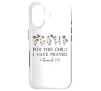 Custodia per iPhone 17 God For this Child I Have Prayed Bible Verse 1 Samuel 1:27