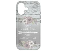 Custodia per iPhone 17 God is Within Her She Will Not Fail Psalm 46:5 Cellulare