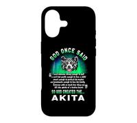 Custodia per iPhone 17 God Once Said Akita Dog Lover Funny Dogs Puppy