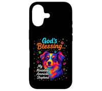 Custodia per iPhone 17 God's Blessing Miniature American Shepherd Faith Colorful