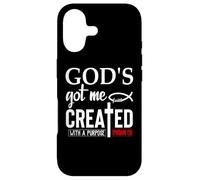 Custodia per iPhone 17 God's Got Me Christian Ephesians 2:10 Created With a Purpose