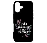Custodia per iPhone 17 God's Last Name Is Not Damn It Church Sarcasm Jokes -