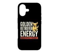 Custodia per iPhone 17 Golden Energy Retriever Aggressivamente Amichevole Divertente Cane Proprietario
