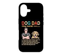 Custodia per iPhone 17 Golden Retriever Dog Dad Definition Funny Fathers Day