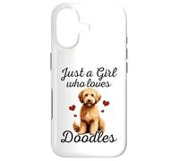 Custodia per iPhone 17 Goldendoodle Labradoodle Ragazza che ama il cane Doodle