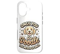 Custodia per iPhone 17 Goldendoodle Mom Goldendoodle Dad Once You Go Doodle Proprietario