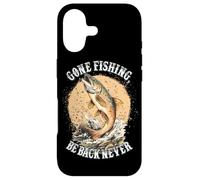 Custodia per iPhone 17 Gone Fishing, Be Back Never Fly Fishing Angler