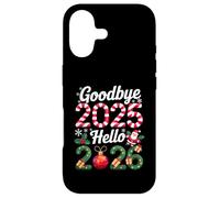 Custodia per iPhone 17 Goodbye 2025 Hello 2026 Happy New Year 2025 Humor Men Women