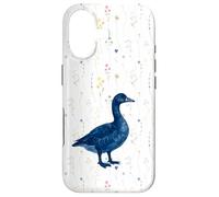 Custodia per iPhone 17 Goose Lover Vintage Blue Cottagecore Nature Bird Watching