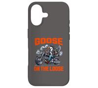 Custodia per iPhone 17 Goose on the Loose Motociclista