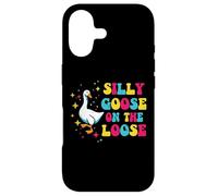 Custodia per iPhone 17 Goose Silly On The Loose Groovy Retro Animal Donne Uomini Bambini