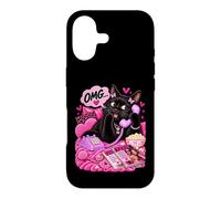 Custodia per iPhone 17 Gossip Cats Purr-ty Y2K - Umorismo rosa