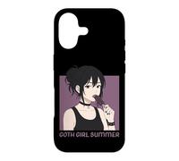 Custodia per iPhone 17 Goth Ragazza Estate Scuro Occulto Emo Anime Manga