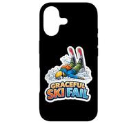 Custodia per iPhone 17 Graceful Ski Fail Divertente Nuovo Sciatore Newbie Faceplant Sci