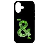 Custodia per iPhone 17 Grafica a colori verde Can & Will verde