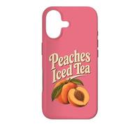 Custodia per iPhone 17 Grafica souvenir retrò con tè freddo alla Georgia Peaches