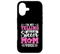 Custodia per iPhone 17 Grafica vocale di I'm Not Yelling This Is My Soccer Mom
