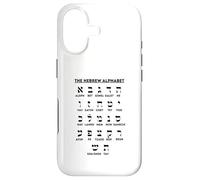 Custodia per iPhone 17 Grafico delle scommesse Aleph per l'apprendimento della lingua yiddish dell'alfabeto ebraico