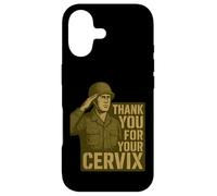 Custodia per iPhone 17 GRAZIE PER IL TUO CERVIX - Retro Military Humor