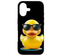 Custodia per iPhone 17 Graziosa paperella di gomma con sfumature per una giornata fresca in piscina