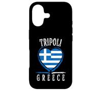 Custodia per iPhone 17 Greece Flag Heart Tripoli City