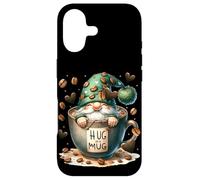 Custodia per iPhone 17 Green Gnome Graphic For Women Hug In A Mug For Coffee Mom
