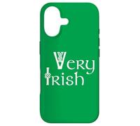 Custodia per iPhone 17 Green Very Irish St. Patrick's Day Ireland Celtic Font
