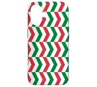 Custodia per iPhone 17 Green White Red Italy Tricolor Horizontal Zigzag Pattern