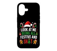 Custodia per iPhone 17 Guardami mentre sono tutta festosa e un Natale merdamente divertente