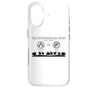 Custodia per iPhone 17 Guerra del Peloponneso Antica Grecia Atene e Sparta