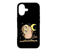 Custodia per iPhone 17 Gufo che dorme Tipo Notte attiva Luna con stelle