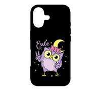 Custodia per iPhone 17 Gufo Tipo di sonno Notte Luna attiva Asterisco Donne