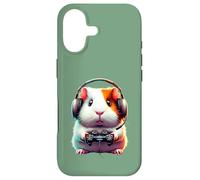 Custodia per iPhone 17 Guinea Pig Playing Video Games Guinea Pig Boy Kid Girl Gamer