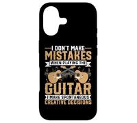 Custodia per iPhone 17 Guitar Player - I Don't Make Mistakes When I Playing Guitar