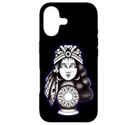 Custodia per iPhone 17 Gypsy Soul Fortune Teller Blackwork Indaco