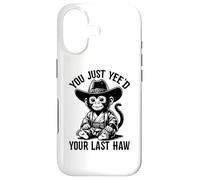 Custodia per iPhone 17 Hai appena sbirCIATO la tua ultima scimmia cowboy cowgirl di Haw Western