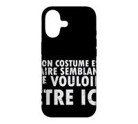 Custodia per iPhone 17 Halloween Mon Costume Est Faire Semblant - Francese