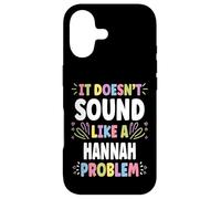 Custodia per iPhone 17 HANNAH Personalized Women's Gift Custom HANNAH