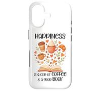 Custodia per iPhone 17 Happiness is a Cup of Coffee and a Good Book Coffee & Books