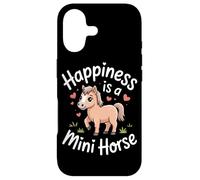 Custodia per iPhone 17 Happiness is a mini cavallo pony amante miniatura cavallo ragazze